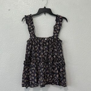 olivaceous • floral print top